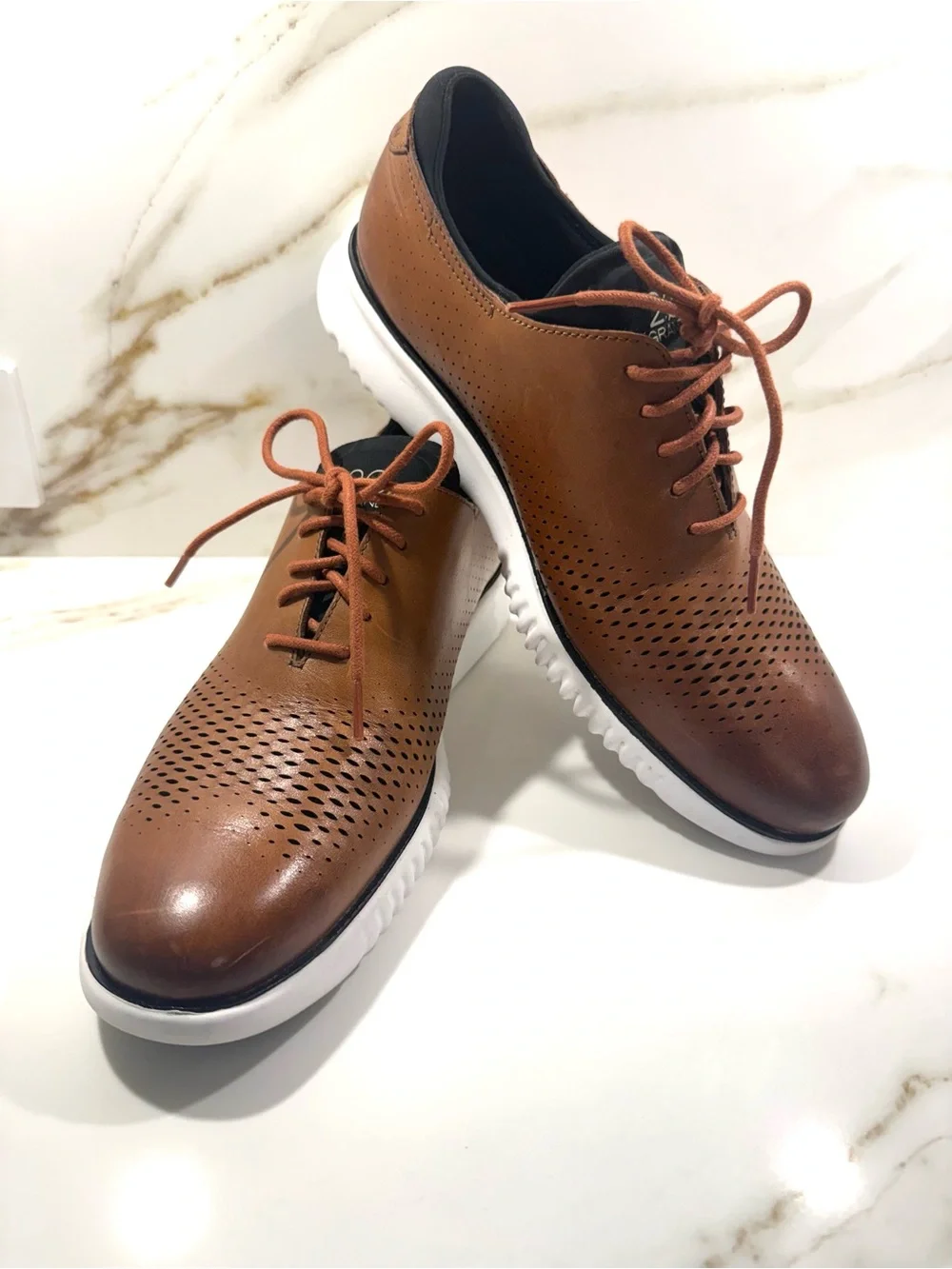 Men's 2.ZERØGRAND Laser Wingtip Oxfords (Size Men's 11)